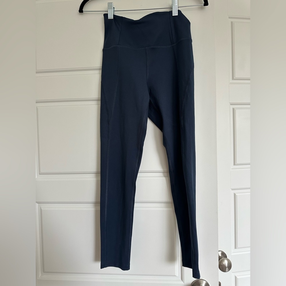 Girlfriend collective blue leggings